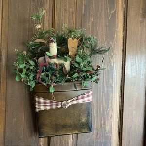 Snowman wall hanging